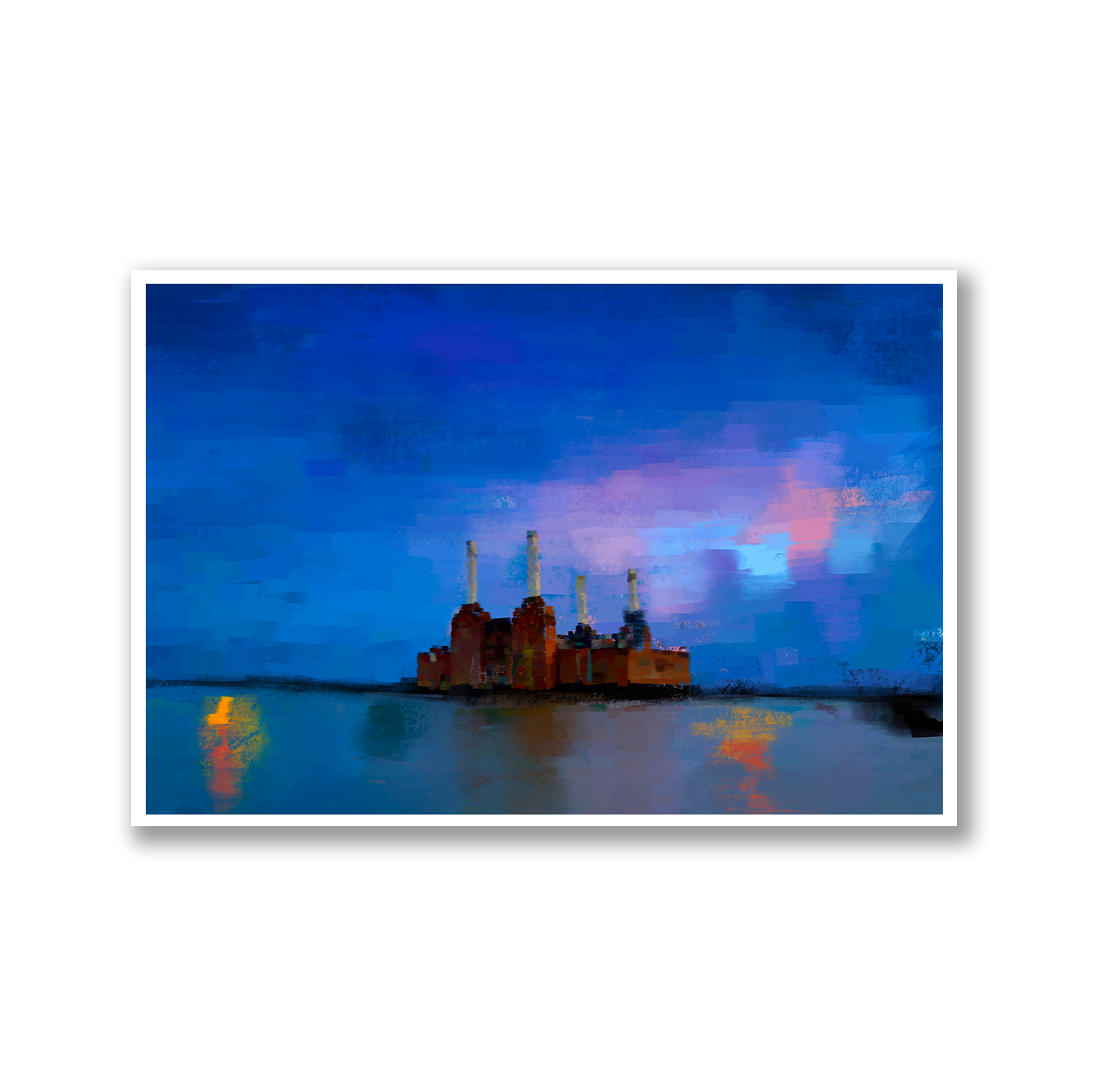 Battersea Power Station, London, Limited Edition Art Print - Hahnemühle German Textured Print